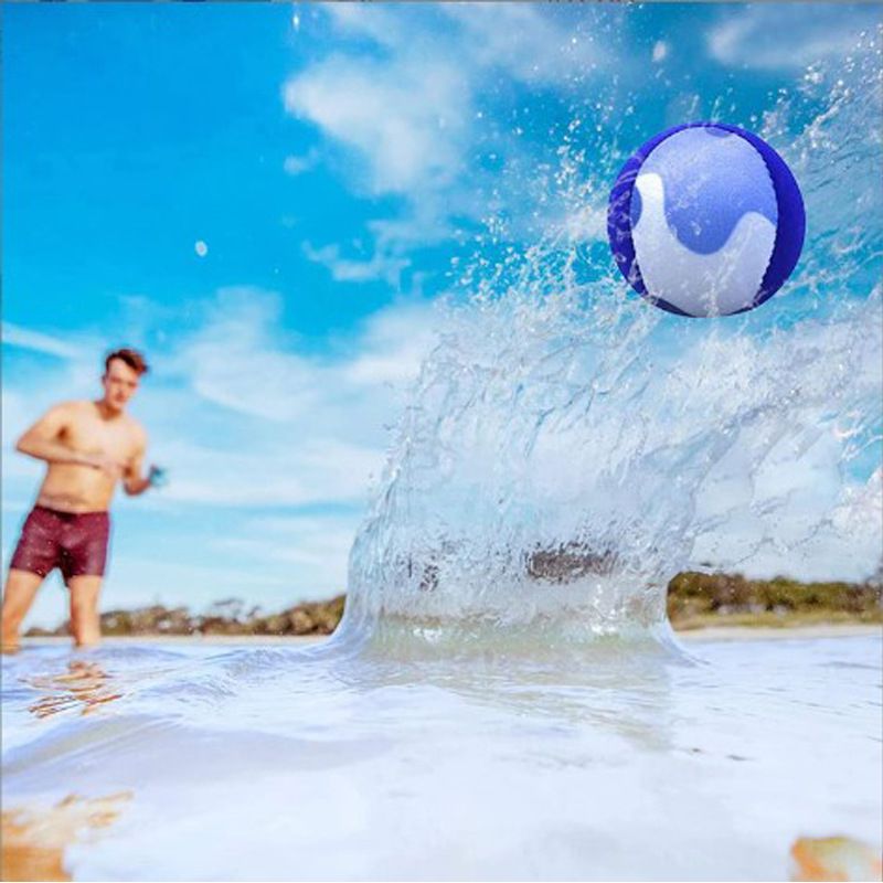 Water Bouncing Ball Water Toy Water Game Pool Toy Beach Toy Stress Relief Toy - Orange - Size L