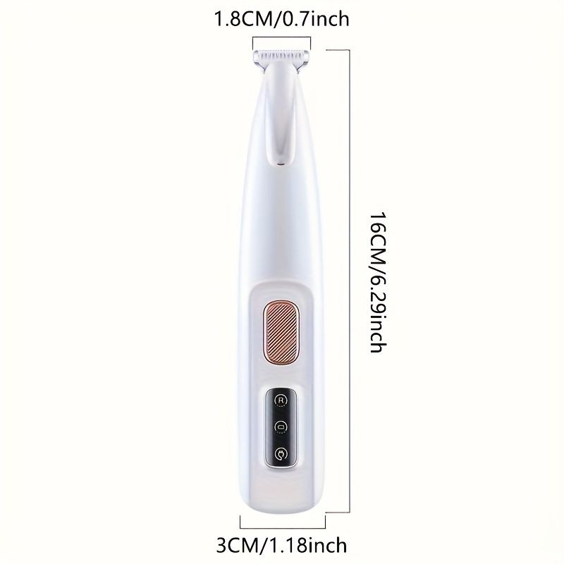 Pet grooming clippers with LED assisted lighting Safe low-noise USB/battery life Pet grooming electric clippers with LED assist lighting Safe low noise USB / battery life