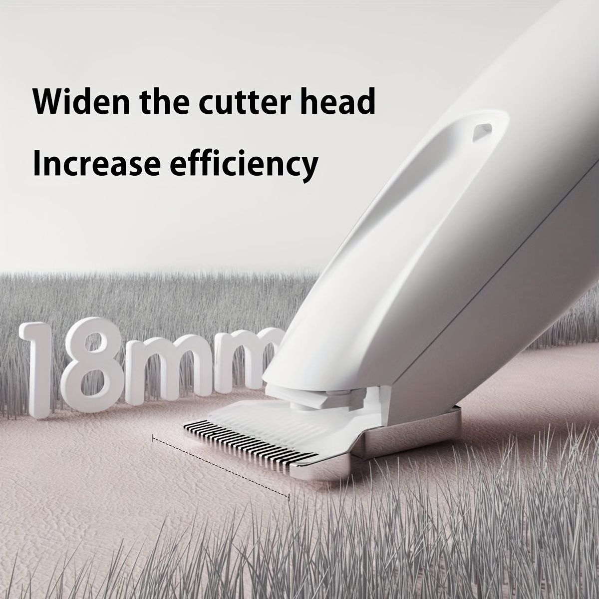 Pet grooming clippers with LED assisted lighting Safe low-noise USB/battery life Pet grooming electric clippers with LED assist lighting Safe low noise USB / battery life