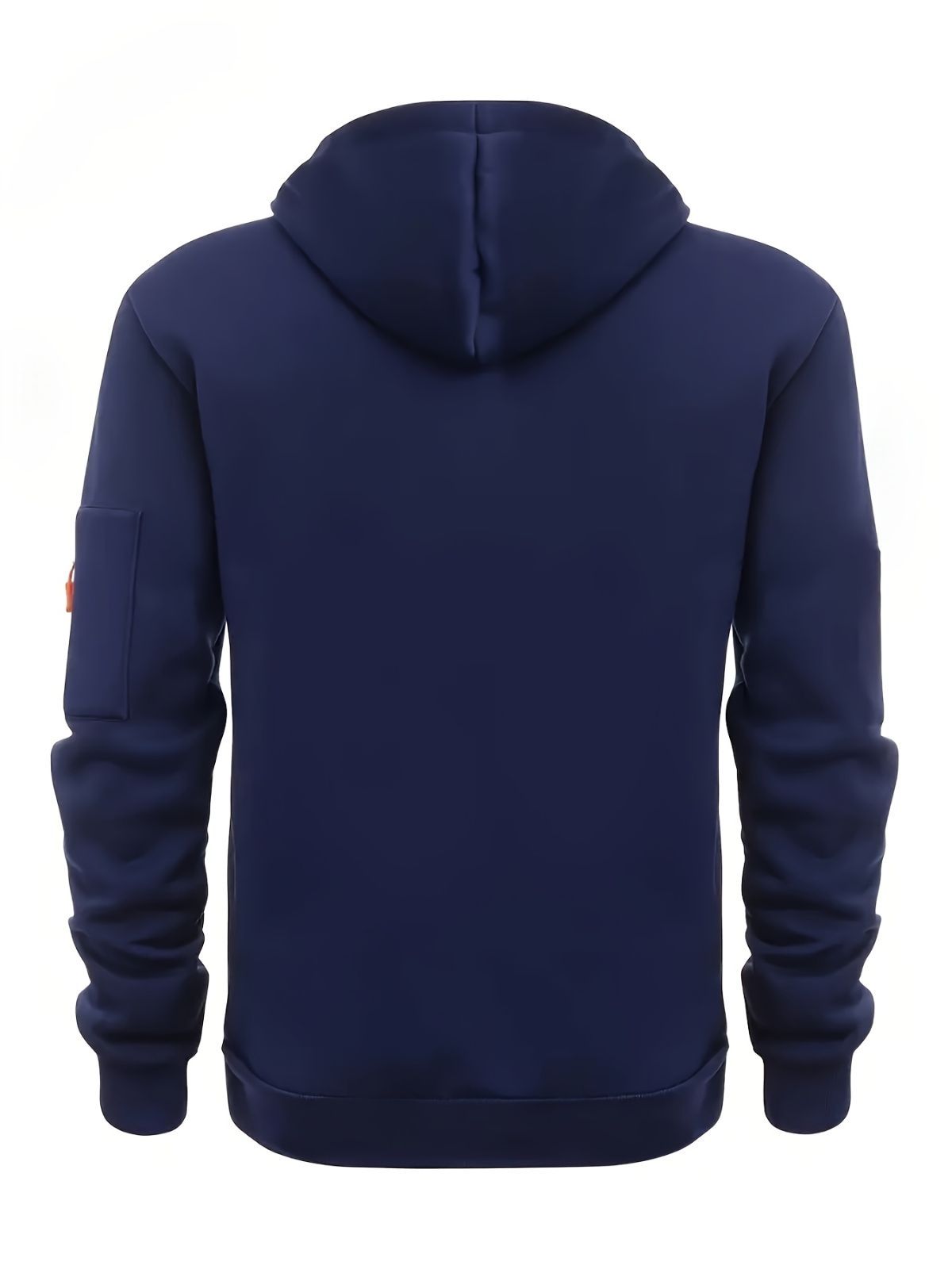 Unisex Hoodie Zip-Up Hoodie Autumn Winter Jacket Fleece Jacket Outdoor Training - Khaki - Size L(AU L/EU50)