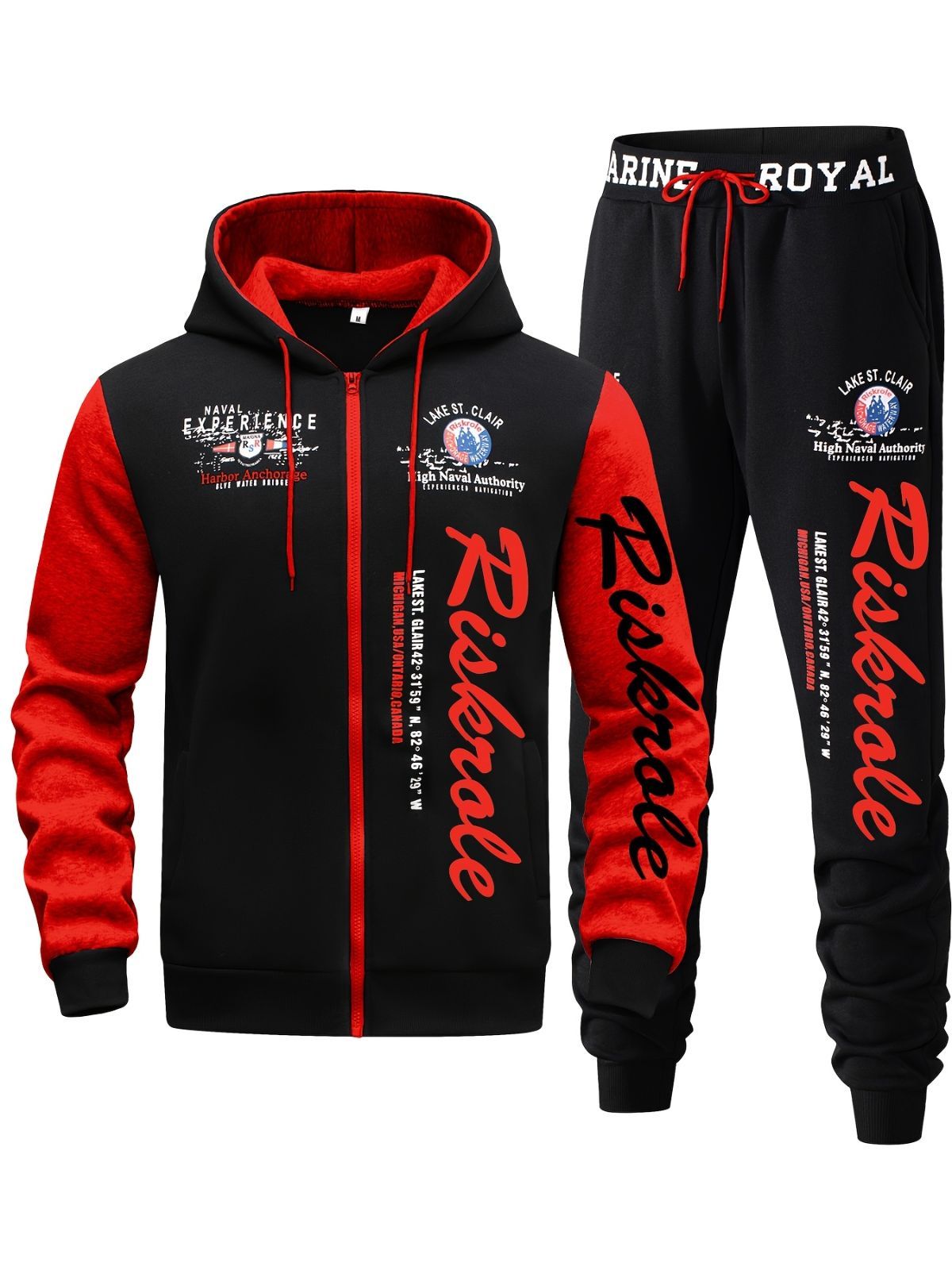 Men'S Hoodie Set Letter Print Hoodie Casual Sportswear Jogger Set Australian - Yellow - Size 4XL(AU 4XL/EU58)