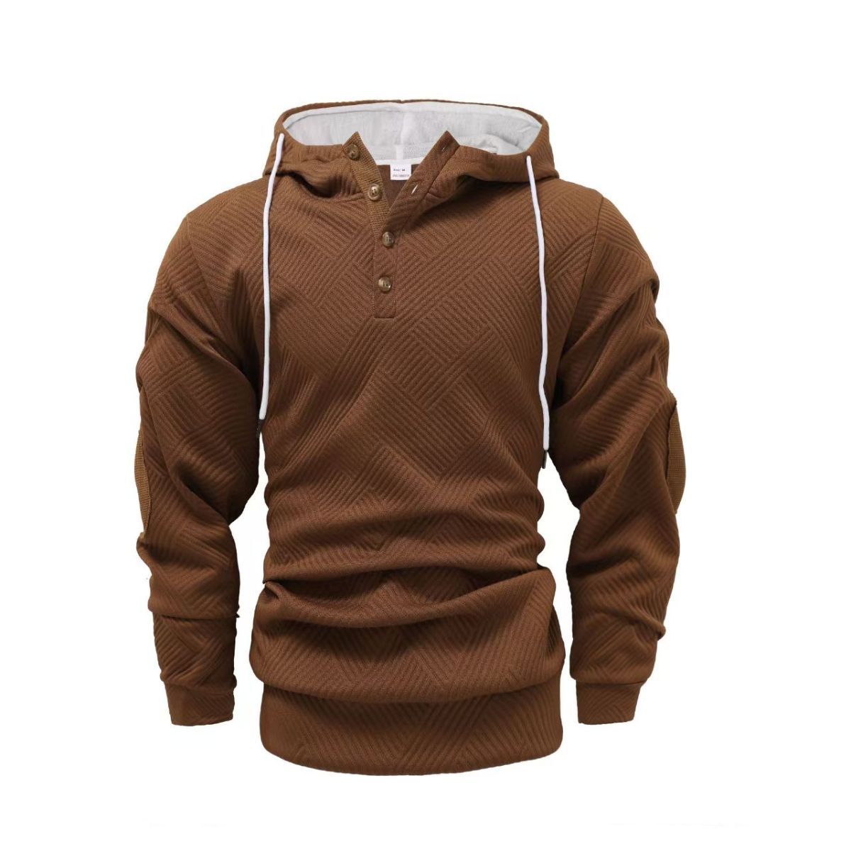 Men'S Casual Hoodie Color Block Sweatshirt Pullover Hoodie Australian - White - Size XL(AU XL/EU52)