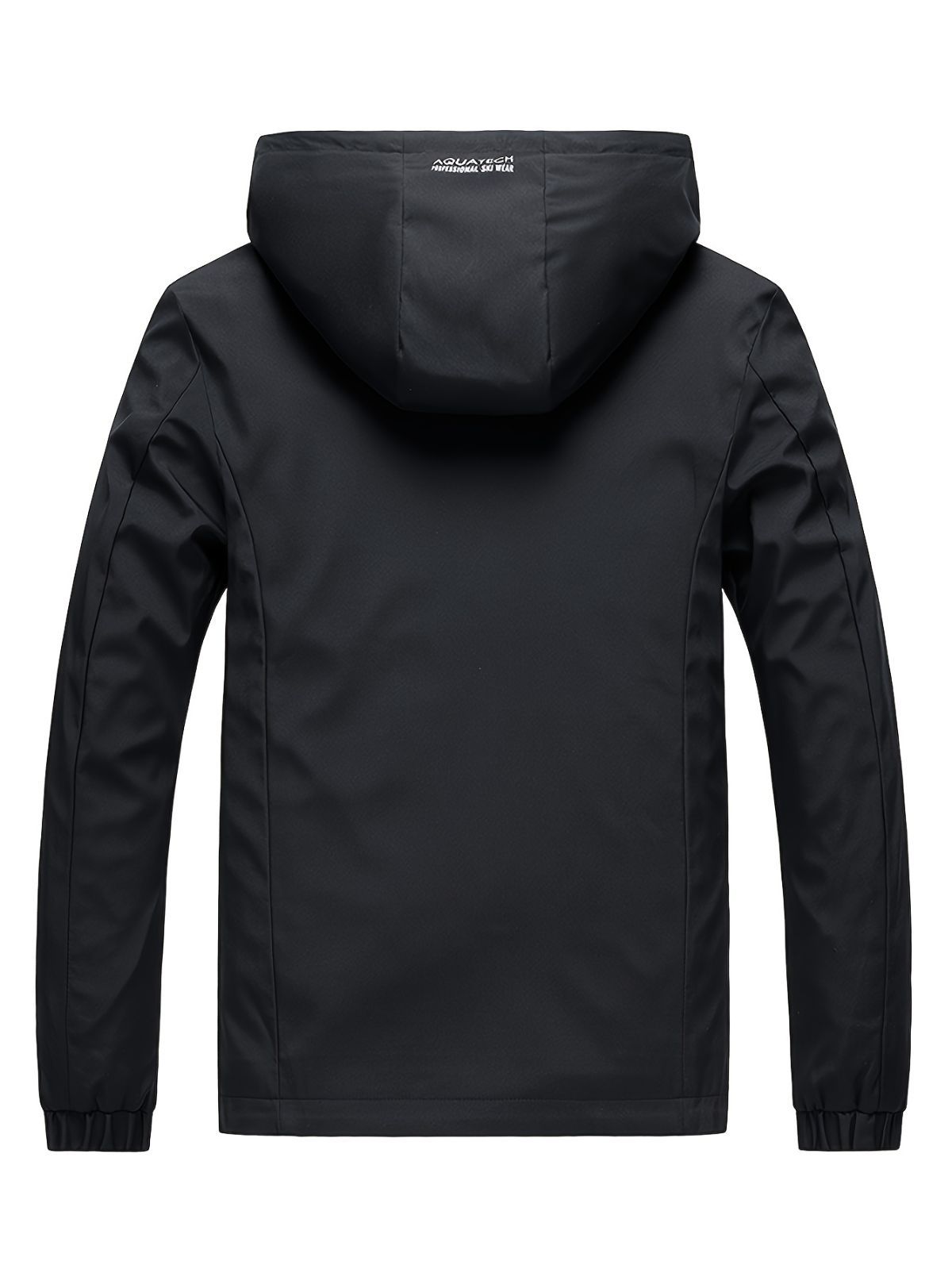 Men'S Hooded Jacket Outdoor Sport Jacket Lightweight Windbreaker Zip Pocket - Dark Green - Size XL(AU XL/EU52)