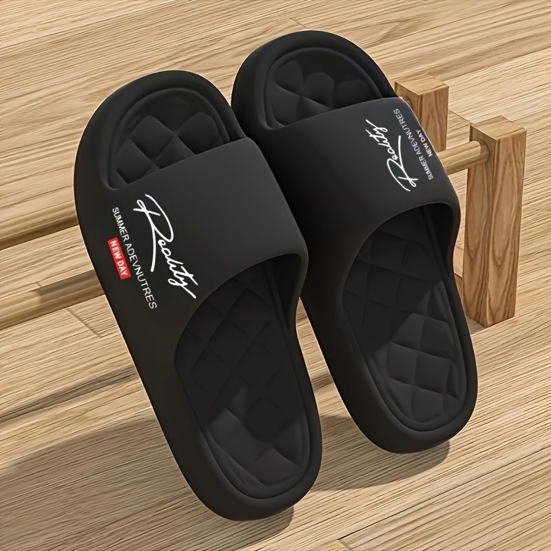 EVA One-Step-On Slippers - All-Season Unisex Design - White - Size 6(AU6/EU39)