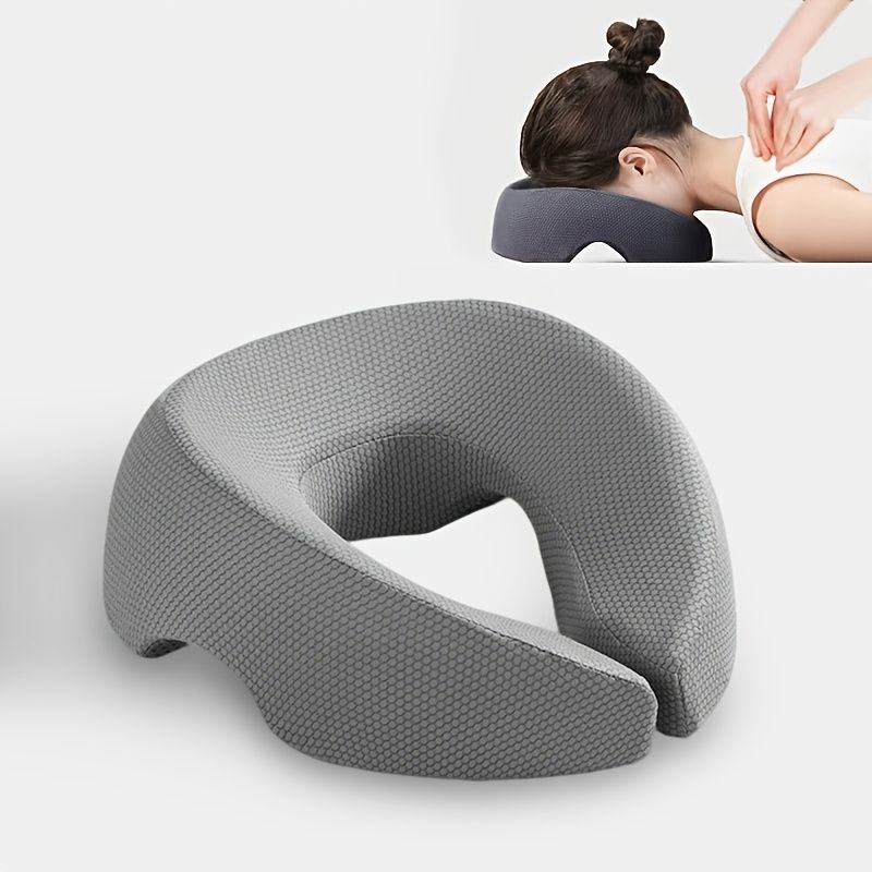 PINK Soft O-shaped/U-shaped Face Pillow for Beauty Salons/Spa Massage, Ergonomic Face Pillow, Multi-functional Suitable for Adult Facial Care and Relaxation, Multi-functional Neck and Face Support Comfort Face Pillow