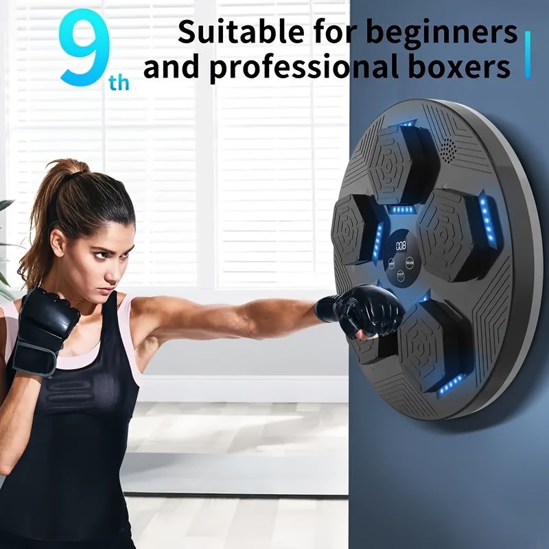 Smart Boxing Training Device: 18 Music Modes + Adaptive System + Minimalist Wall Mount, Creating a Professional-Grade Immersive Home Fitness Experience