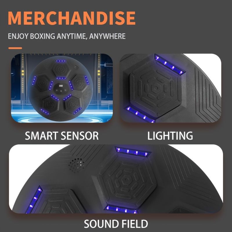 Smart Boxing Training Device: 18 Music Modes + Adaptive System + Minimalist Wall Mount, Creating a Professional-Grade Immersive Home Fitness Experience