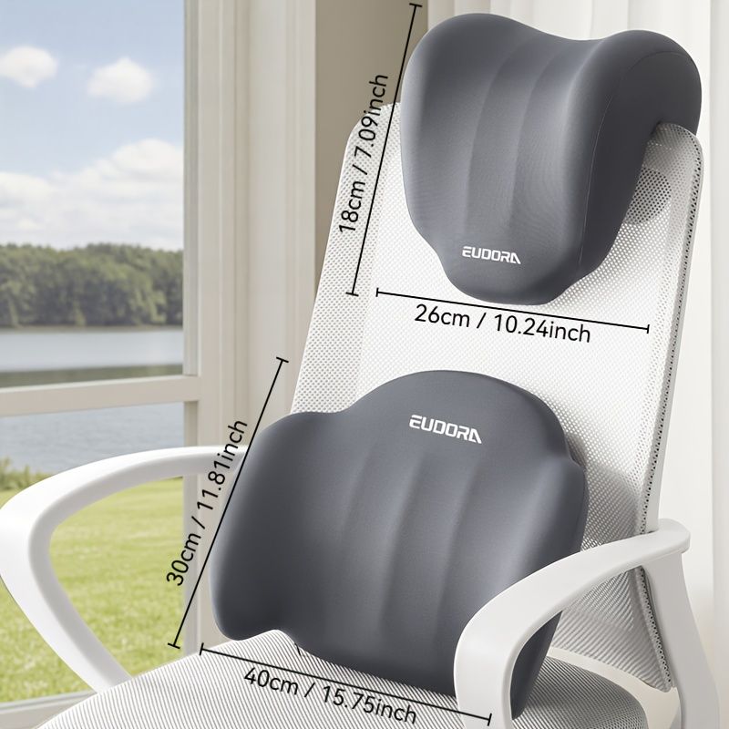 Ergonomic Multi-functional Nap Pillow - Desk Rest Pillow with Neck/Side Support, Memory Foam Cushion for Office, Home & Travel(GRAY)
