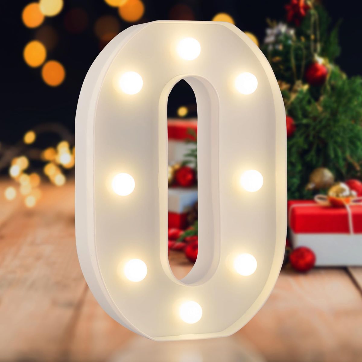 Sign letter Q, warm white, 26 letters, 10 numbers, heart and & symbol; for birthday, party, Christmas, home, bar, wedding decoration; DIY word combinations; wall & tabletop display; battery operated.