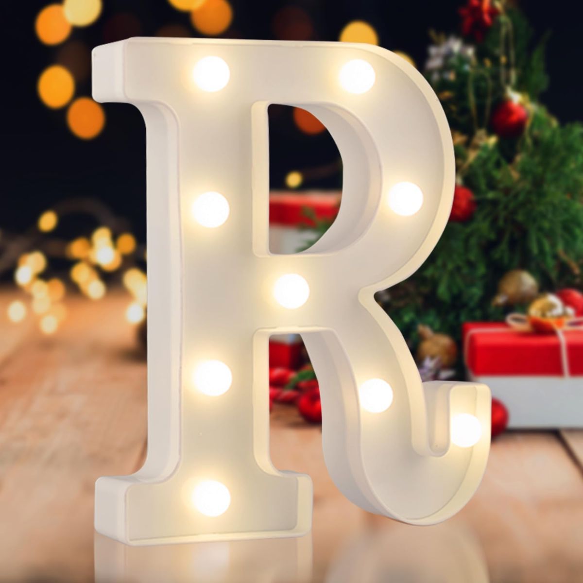 Sign letter Q, warm white, 26 letters, 10 numbers, heart and & symbol; for birthday, party, Christmas, home, bar, wedding decoration; DIY word combinations; wall & tabletop display; battery operated.