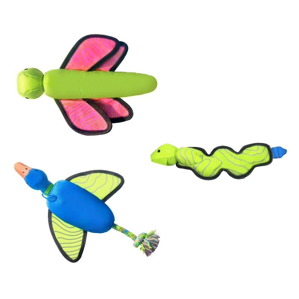Interactive Dog Training Toy Fun Squeaky Bouncing Flying Ball Dog Chew Toy for Aggressive Chewers Chewing Outdoor Play - Multi - Size Duck