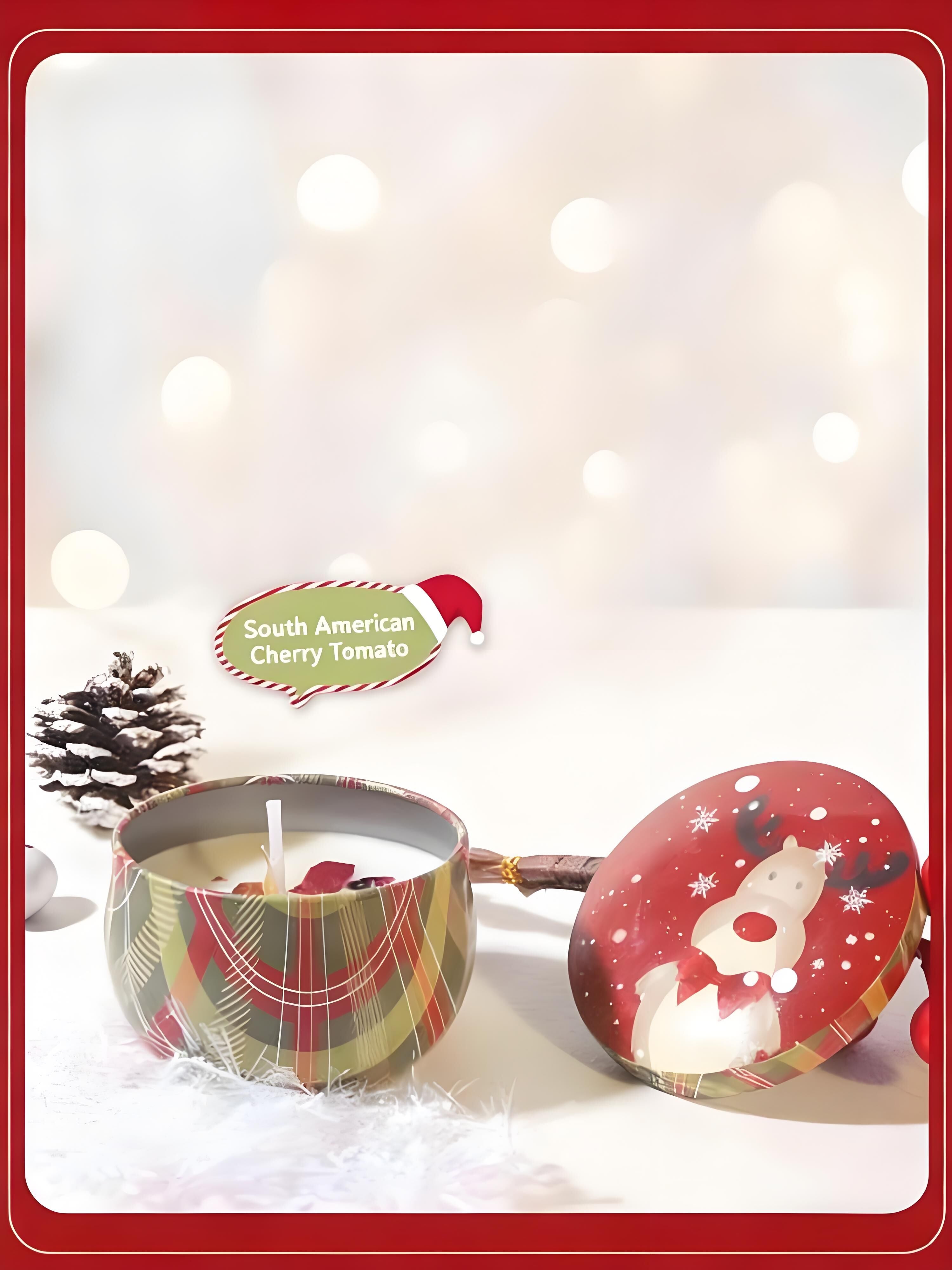 Christmas gift Aussie Christmas Scented Candle Set – 8 Festive Tin Candles with Unique Scents & Cute Designs for Holiday Gifting