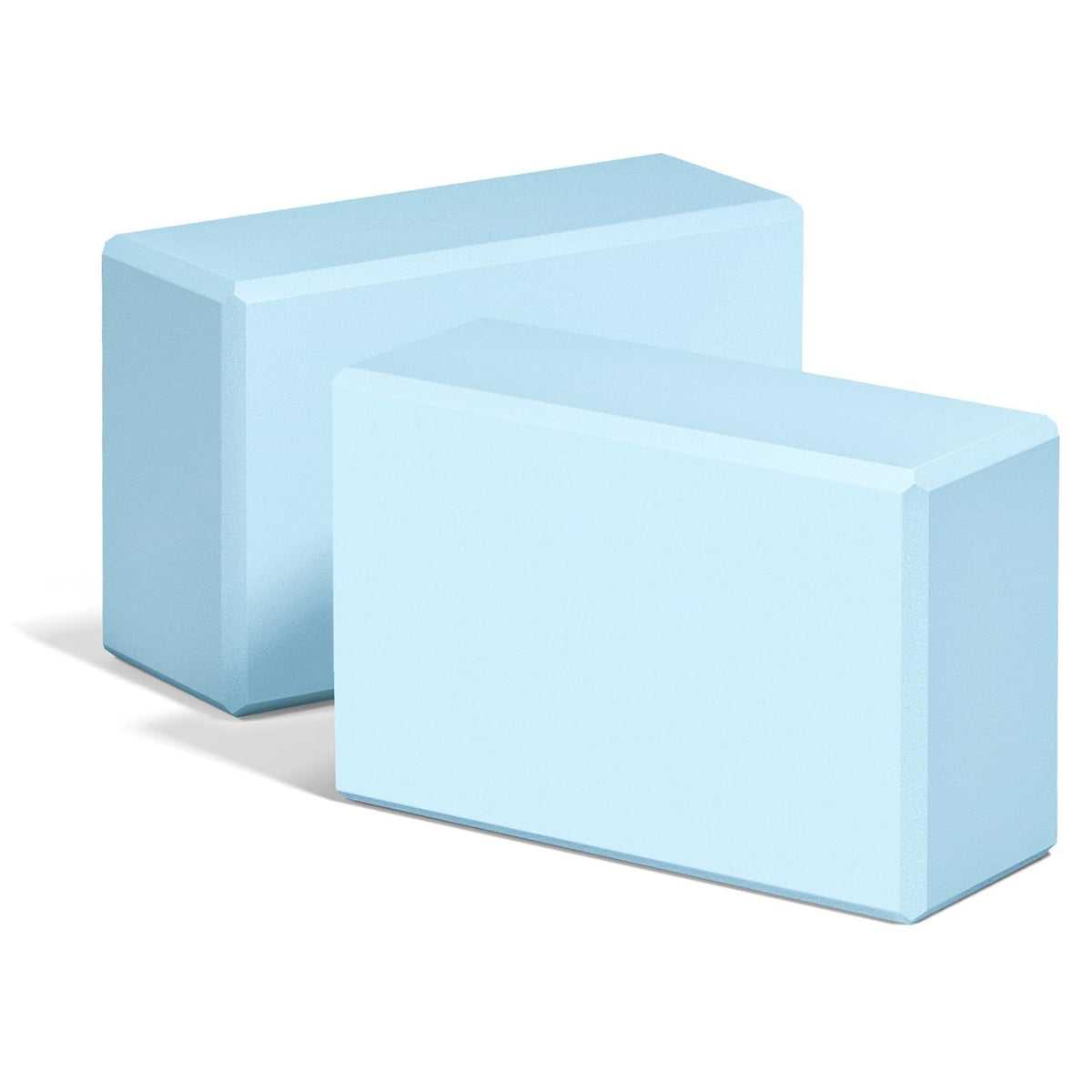 Yoga Block, 2 Pack High-Density Non-Slip EVA Foam Exercise Brick
9"x6"x3" Supportive & Lightweight Props for Yoga, Pilates, Meditation, and Stretching, Exercise Equipment for Home(pink)