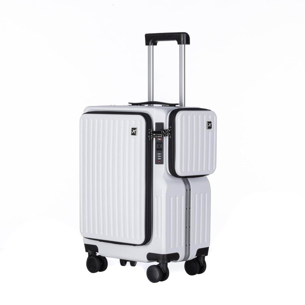 20-Inch Hardshell Luggage with Wheels – Scratch-Resistant Suitcase with Four Multi-Directional Wheels for Easy Travel(Pink)