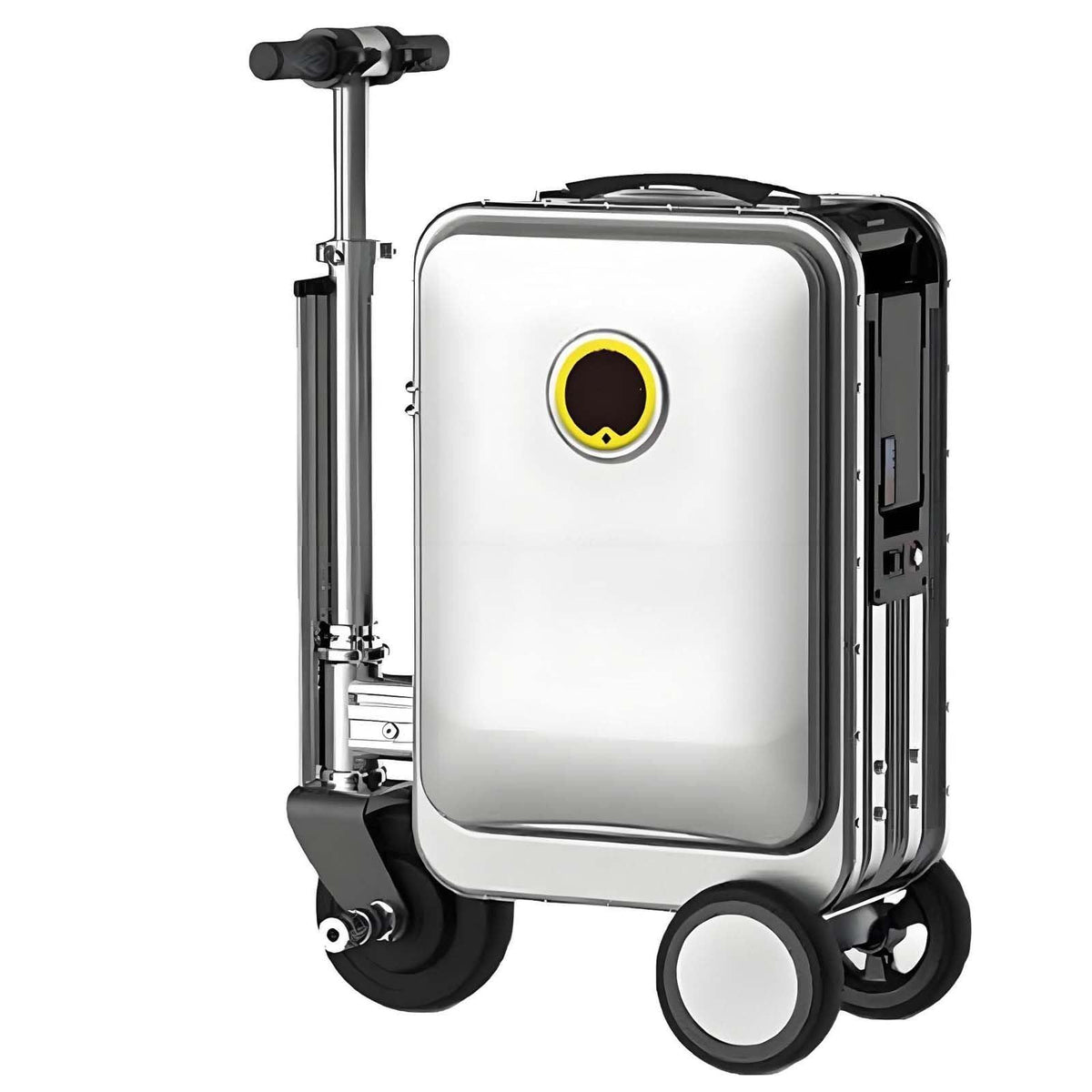 Electric Rideable Suitcase 20",250W Motorized Scooter Luggage for Adults, USB Charging expandable Carry on Luggage with Wheels, Load-Bearing Capacity 110kg-Speed: 12km/h(Black)