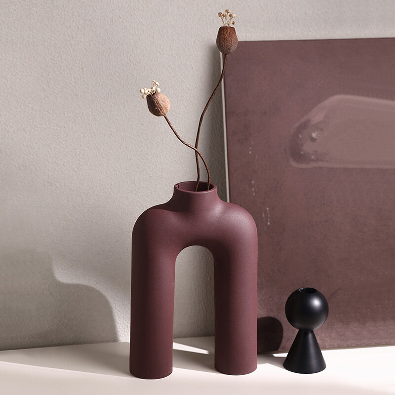 Tubular Letter Vase Set（3-Piece ） – Modern Ceramic Decor for Living Room, Dining Table & TV Stand | Other Luxury Styles in Store