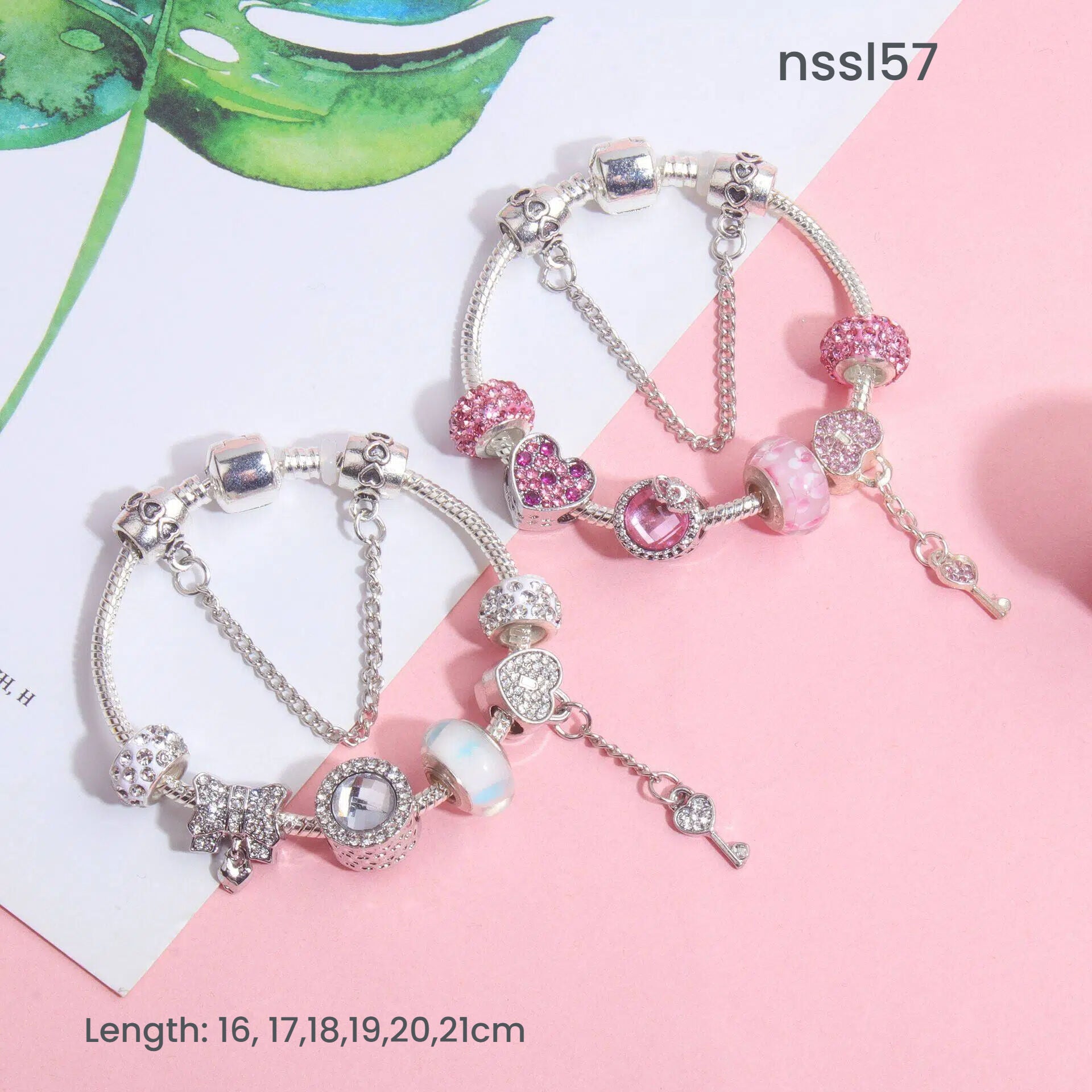 Charm Bracelets Mix & Match Offer - 10 Styles with Cartoon, Vintage & More, Get Discount on 2 Picks(double)