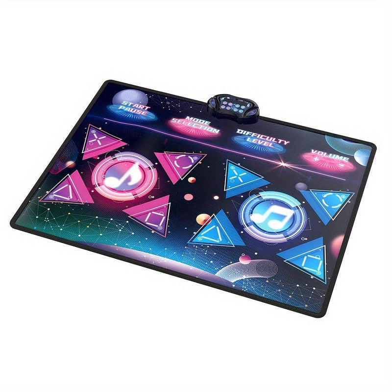 Double Dance Mat Music Light Exercise Toy