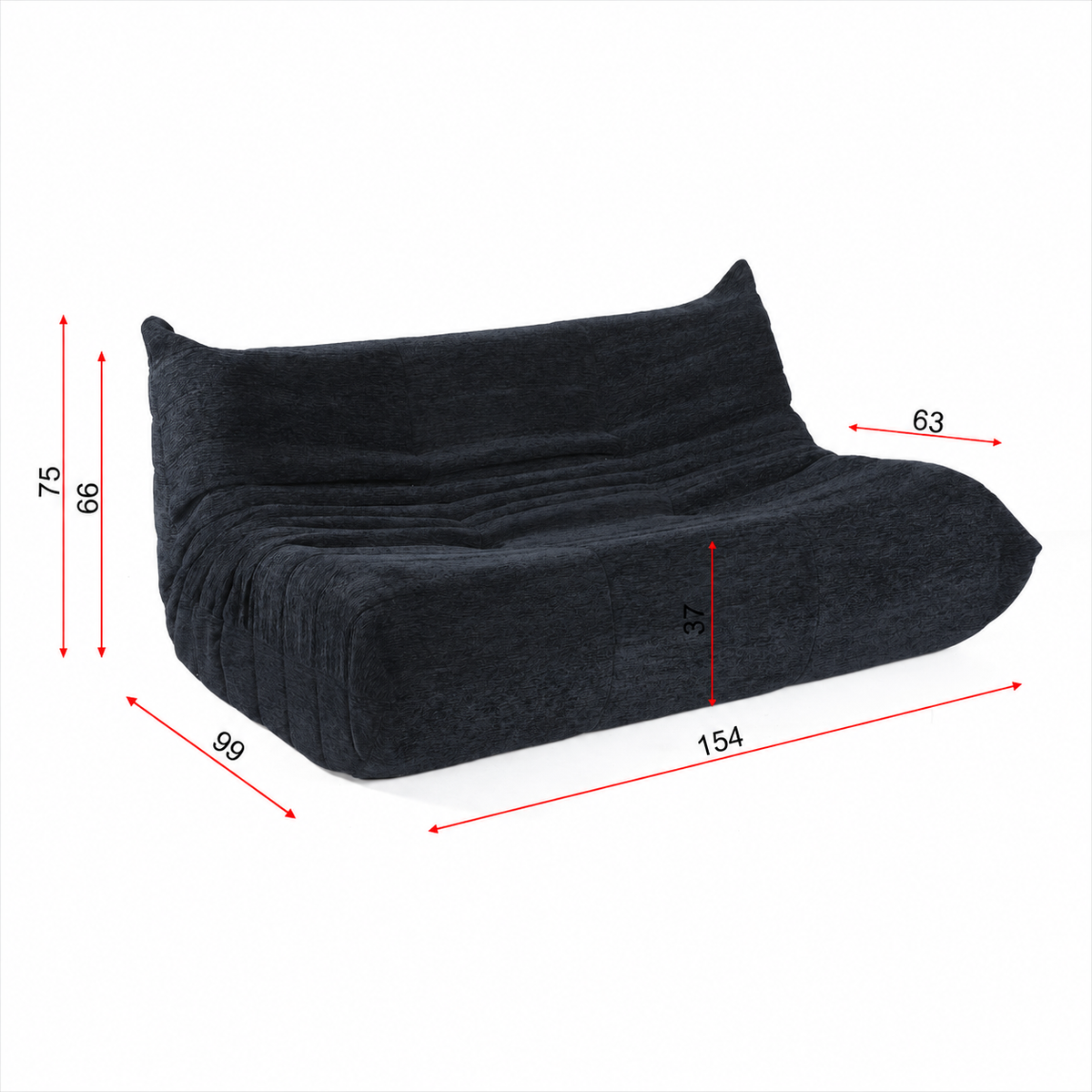 Flutto 2 Seater Lounge Chair