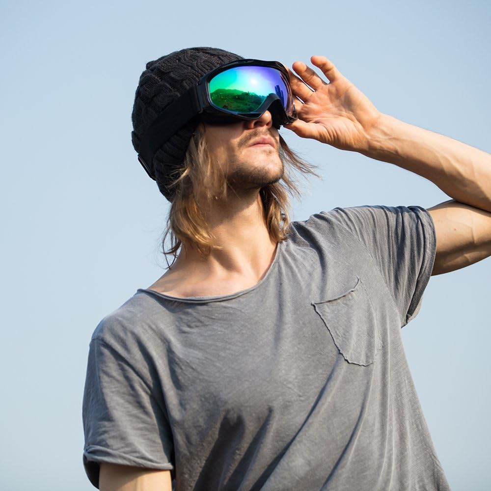 OutdoorMaster OTG Ski Goggles - Over Glasses Ski/Snowboard Goggles for Men, Women & Youth - 100% UV Protection-OM-5