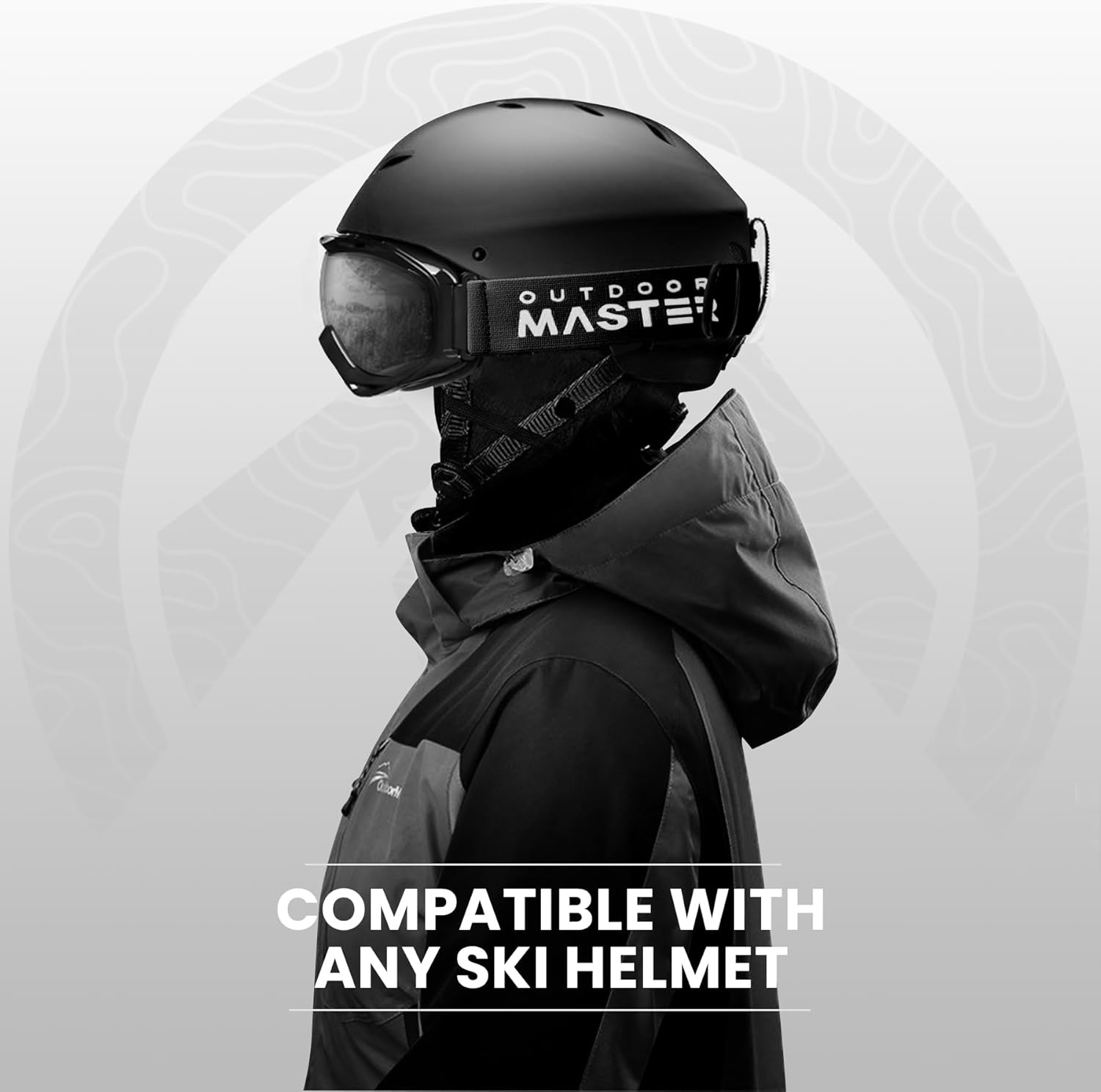 OutdoorMaster OTG Ski Goggles - Over Glasses Ski/Snowboard Goggles for Men, Women & Youth - 100% UV Protection-OM-5