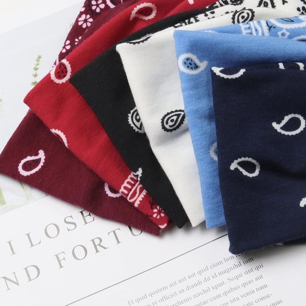 6-Pack Women's Headbands Sweatbands Hairbands for Everyday Vacation Party