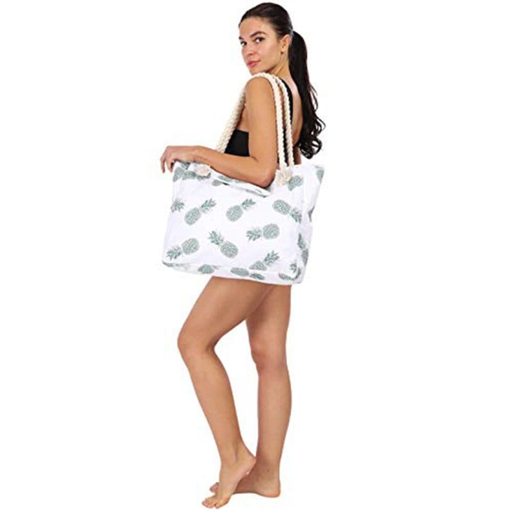 Large Beach Picnic Bag, White