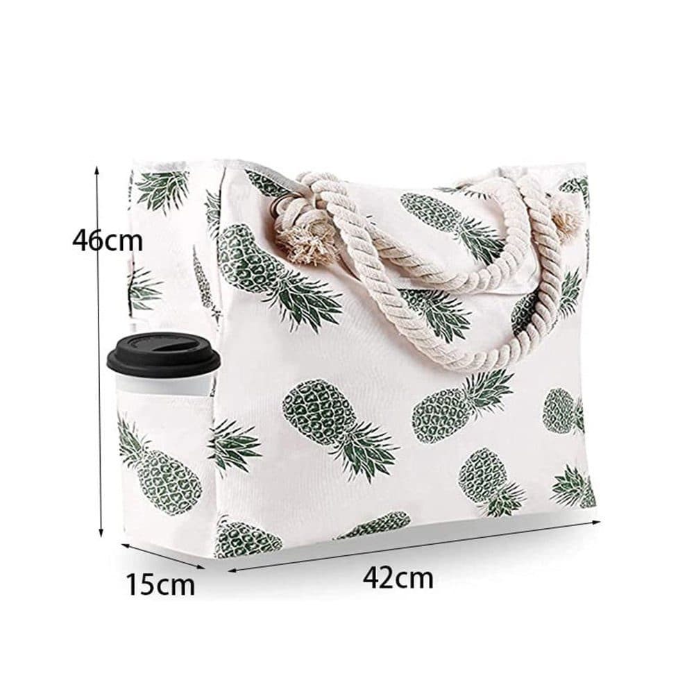 Large Beach Picnic Bag, Black