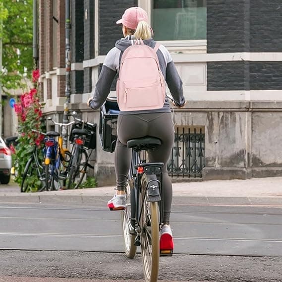 Waterproof Children's Backpack Lightweight School Bag for Everyday Use and Travel, Pink