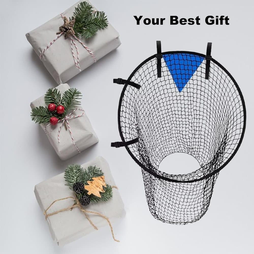 2-Pack Black Soccer Goal Net for Shooting Training, Portable Foldable, for Backyard and Park, 6x4ft