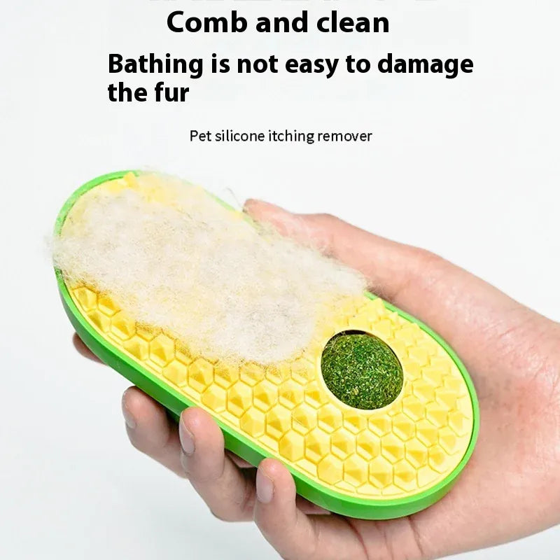 Cat Scratching Toy, Yellow, 14 x 6.5 cm