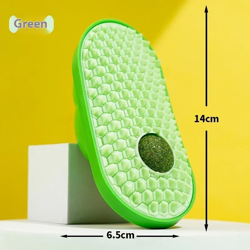 Cat Scratching Toy, Yellow, 14 x 6.5 cm