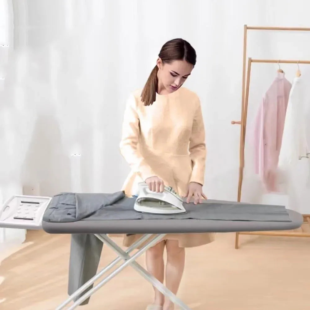Ironing Board Cover Replacement, Padded Cotton Scorch Resistant Laundry Cover, Grey 43 x 16 In