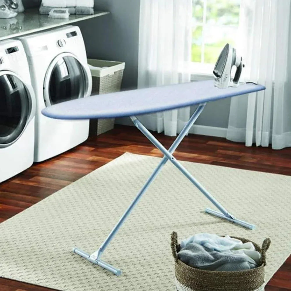 Ironing Board Cover Replacement, Padded Cotton Scorch Resistant Laundry Cover, Grey 43 x 16 In
