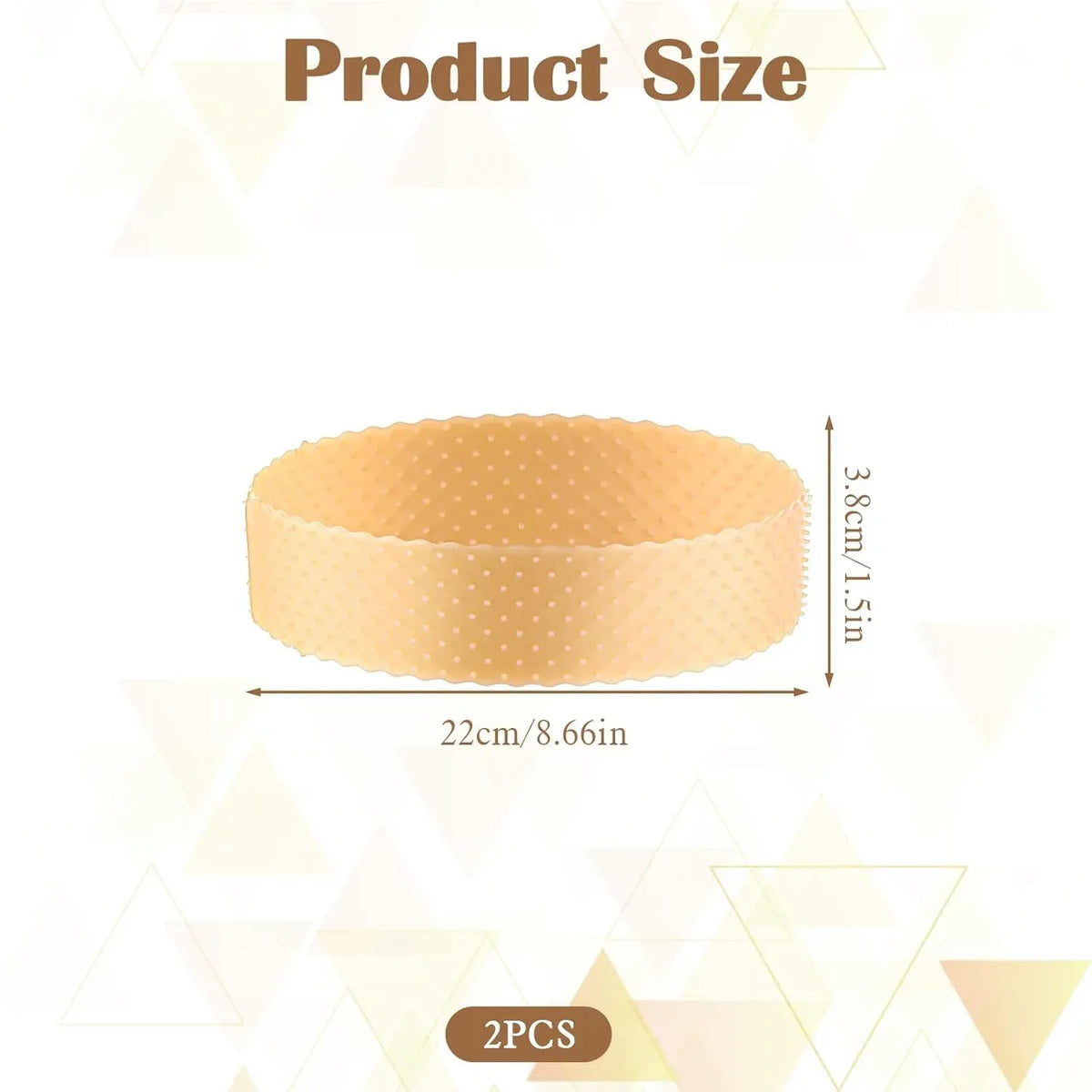 2 Pack Silicone Wig Grip Bands, No Slip Double Sided Elastic Wig Headbands, Skin Color Medium