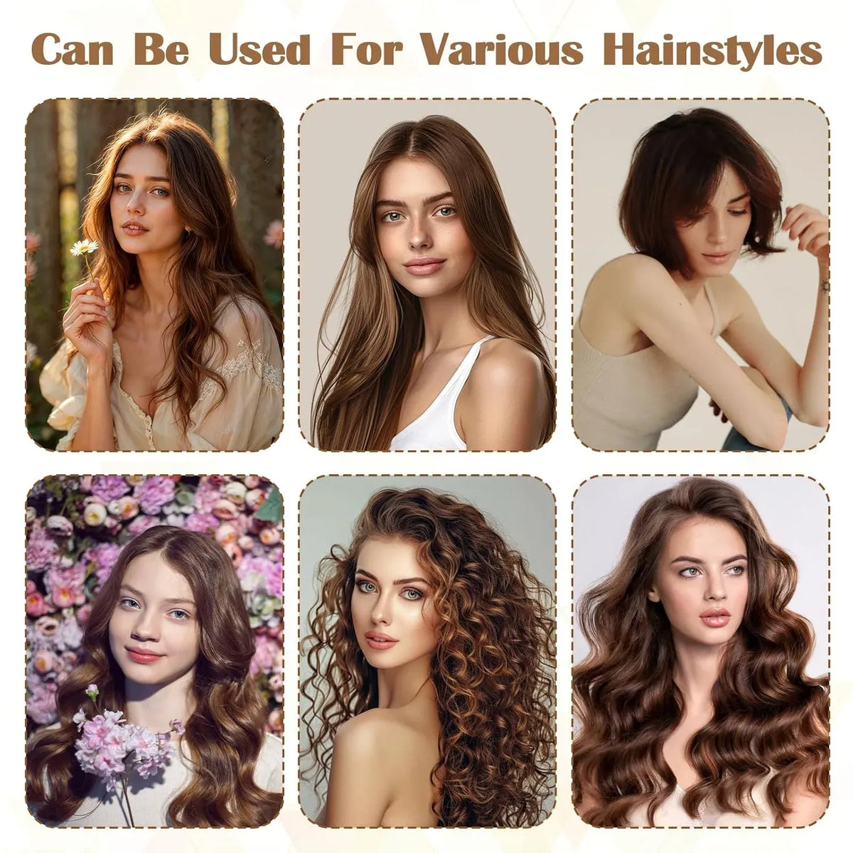 2 Pack Silicone Wig Grip Bands, No Slip Double Sided Elastic Wig Headbands, Skin Color Medium