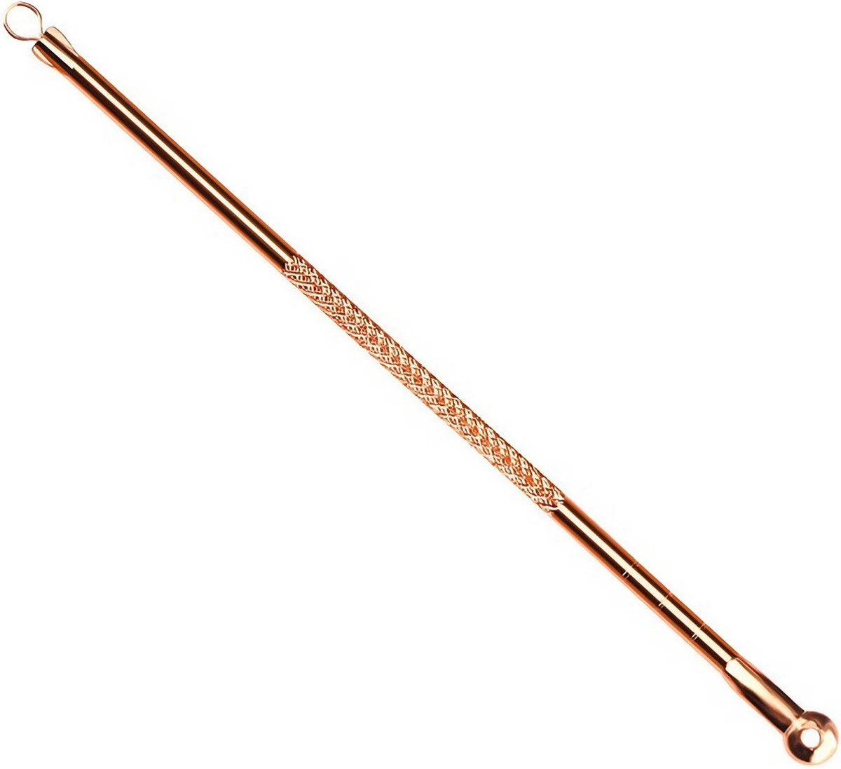4-Piece Set of Comedone Spoons | Blackhead & Acne Removal | Acne | Comedone Spoon | Comedone Extractor | Pimple Removal | Stainless Steel | Rose Gold