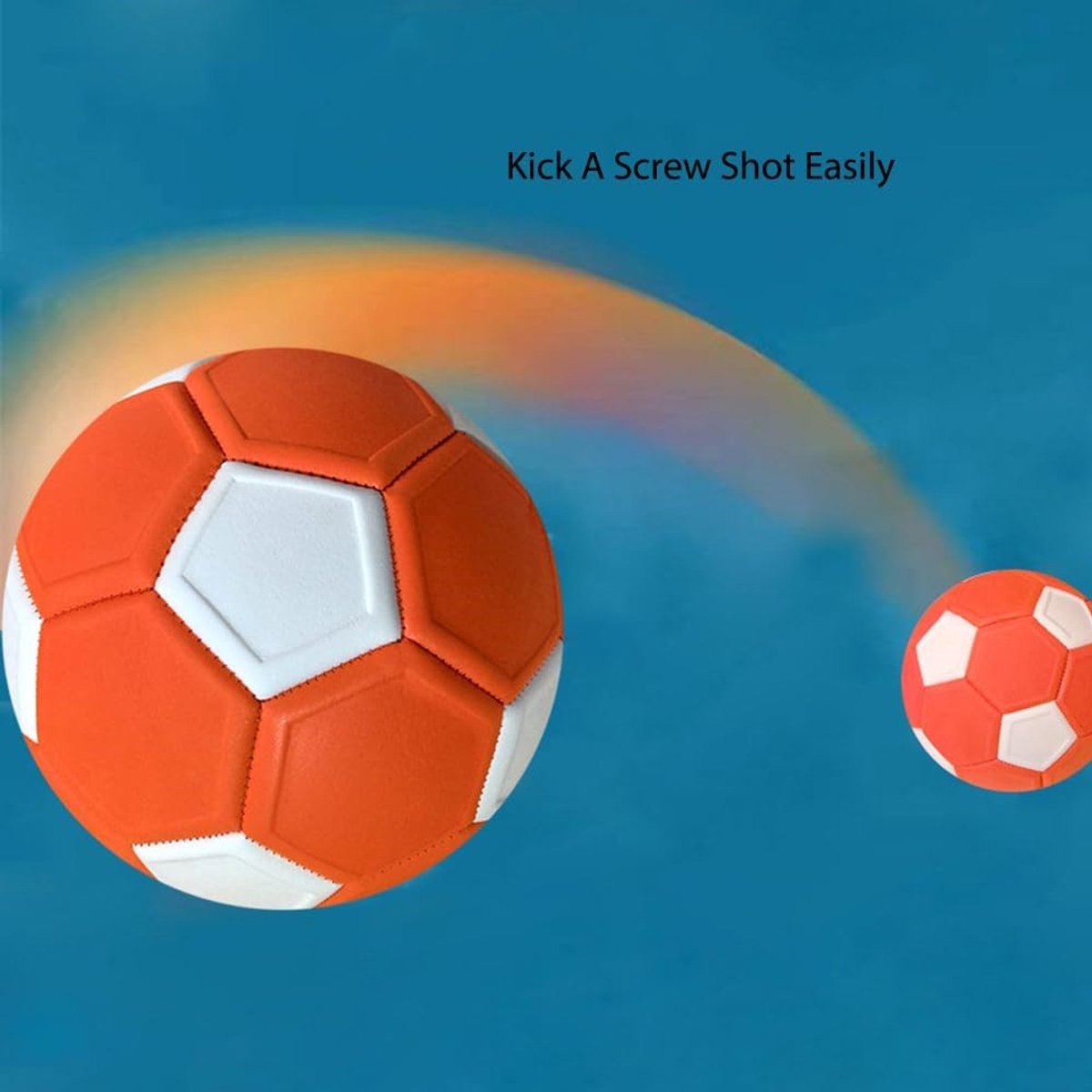 Curveball - Curve ball for outdoor games 20 cm - fun - perfect gift for children - Football ball - Football training equipment - Foosball - Football gear - Balls - Curve ball