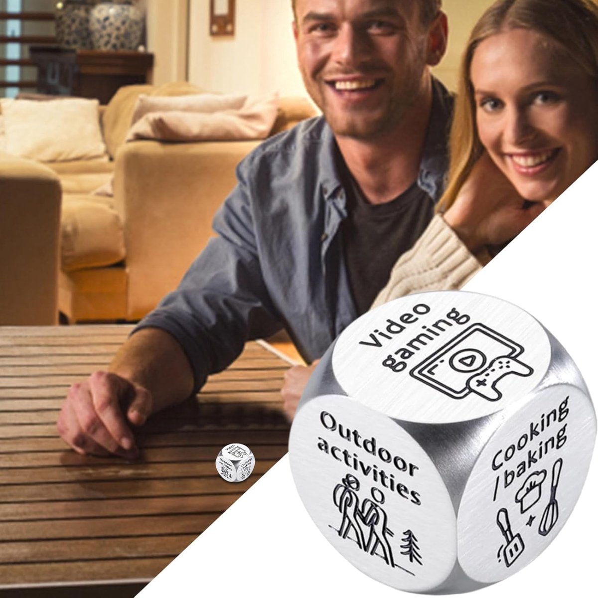 Dice - High-quality Dice - Creative Dice Playing - Creative decision-making toy - Anniversary / Valentine's Day / Christmas / Date Night / Birthday - Gift - Party Game - Board Game - Game - Romantic dice game gift