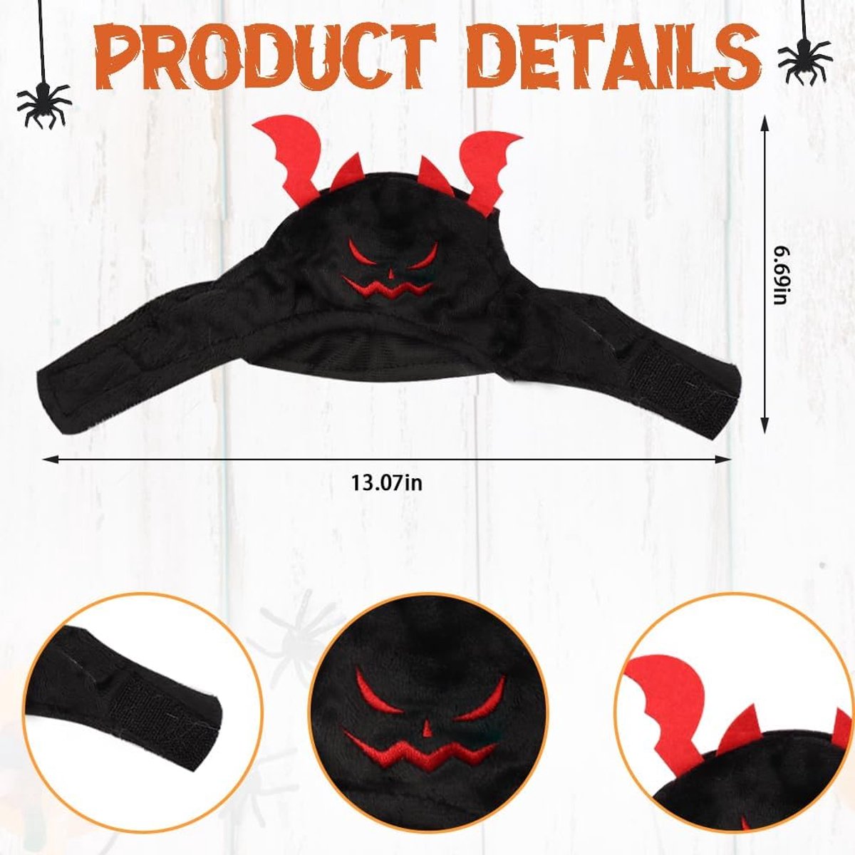 Dog - Cat - Club Hat - Creative Animal Clothing - Dog Costume - Halloween - Christmas - Cat Clothing - Christmas Clothing - Comfortable Fit - Breathable Fabric - Black - for Home / Party / Festival / Christmas / Halloween