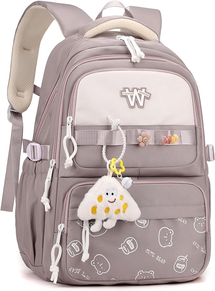 backpack - backpack for girls - Waterproof Girl Backpack - School backpack - boys' backpack - women's backpack - lightweight school bag - School bag - Girls' School Student School Bag - Backpacks - Teenagers - Large capacity school backpacks