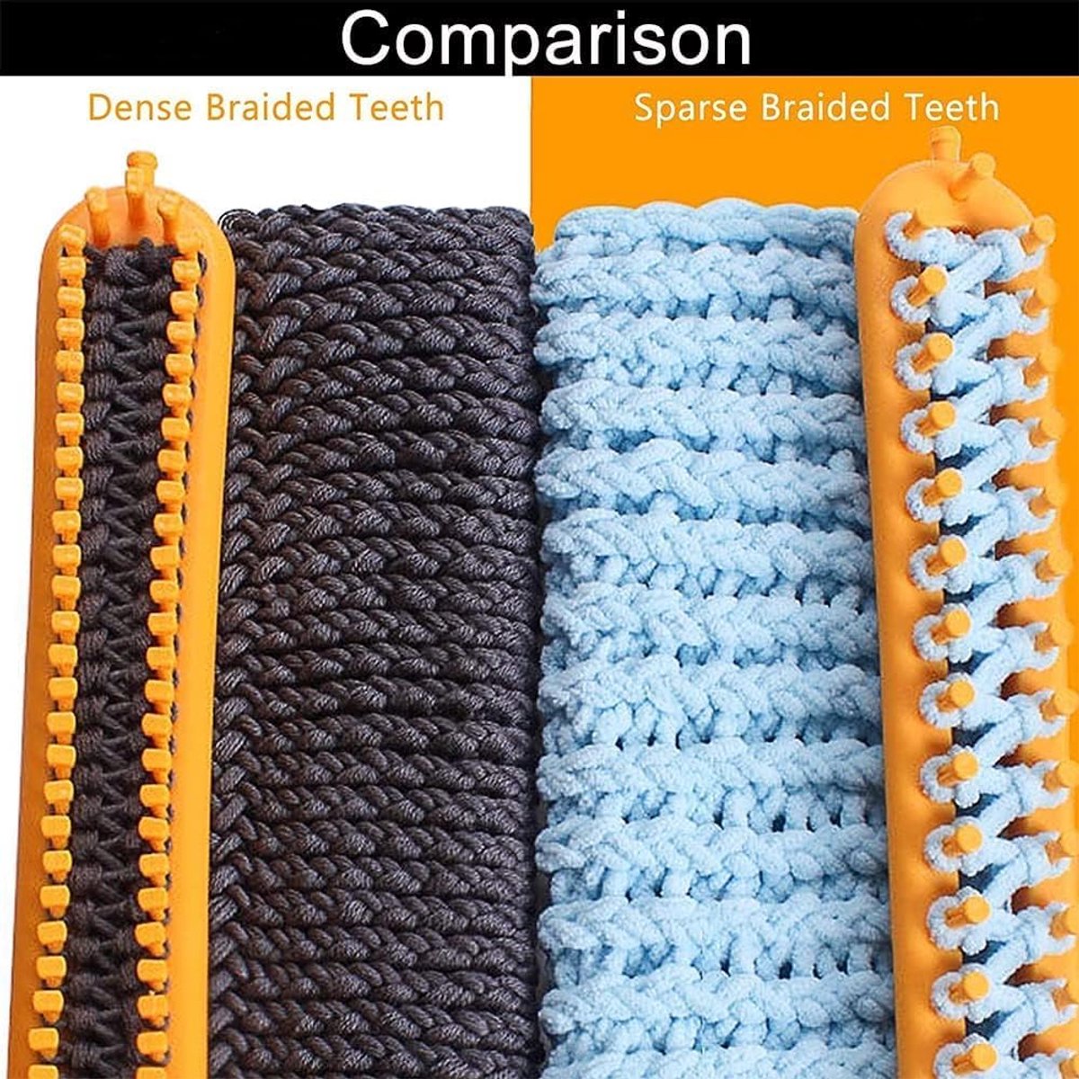 3 pieces - Scarf knitting tool - rectangular knitting loom - loom - colorful plastic looms - DIY yarn weaving sets - with crochet hook and needle - Suitable for knitting scarves, blankets, and shawls - 26, 36, 47 cm