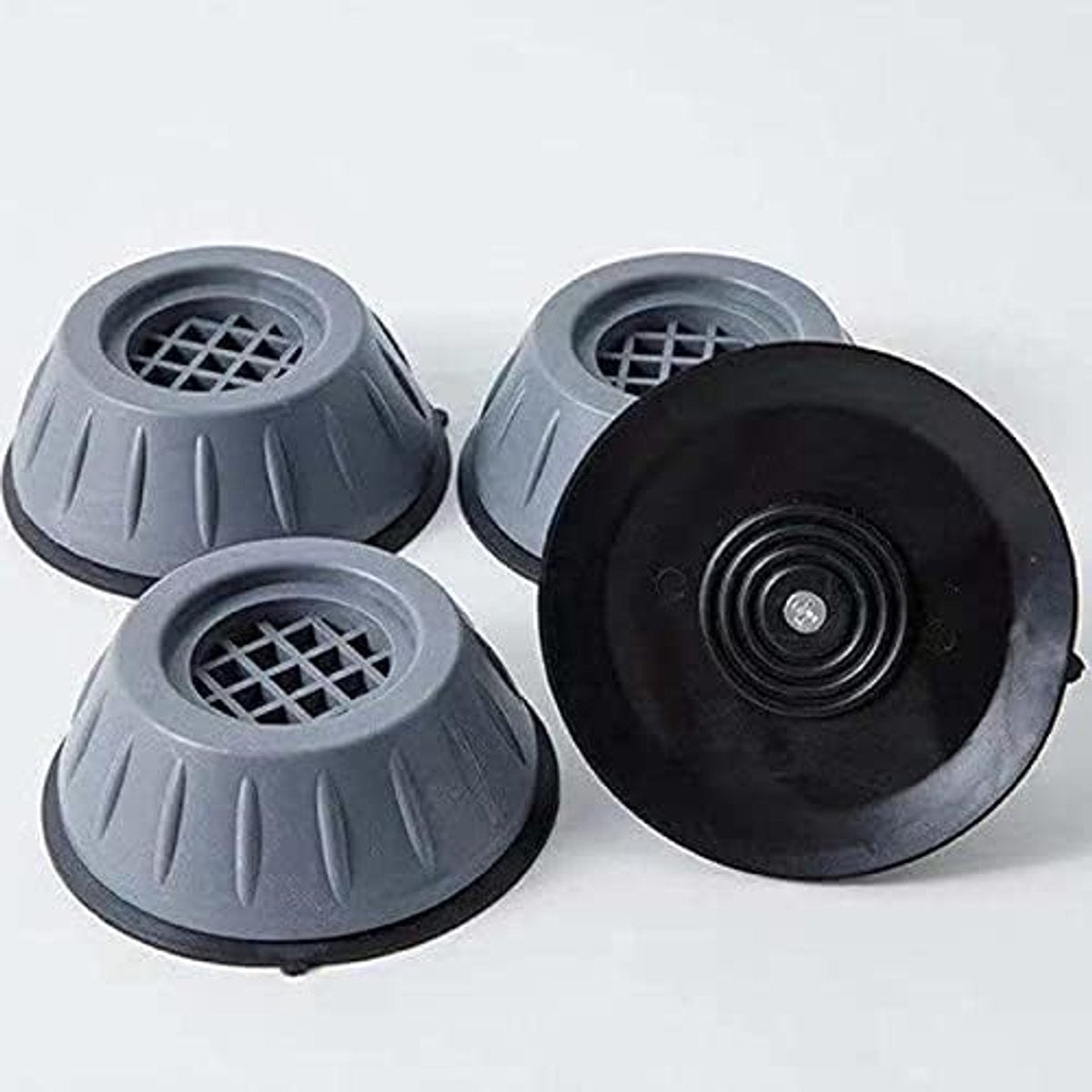 4 Pieces Vibration Washing Machine Feet - Shock Absorbers - Rubber Feet - Washing Machine Shock Absorbers - Non-slip and Quiet - Washing Machine Stand - Suitable for Washing Machine Stands - Washing Machine and Dryer Feet
