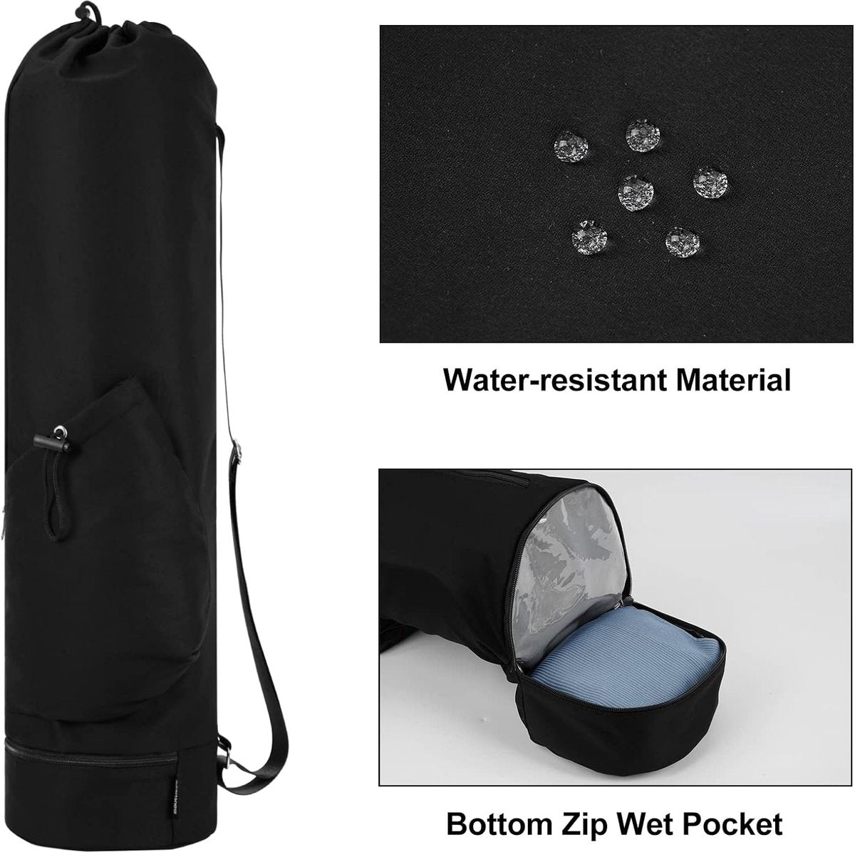 Yoga Mat Bag - Large Yoga Bag - Waterproof Yoga Mat Bag