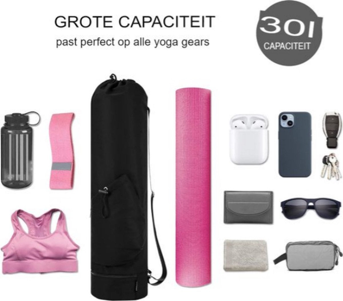 Yoga Mat Bag - Large Yoga Bag - Waterproof Yoga Mat Bag