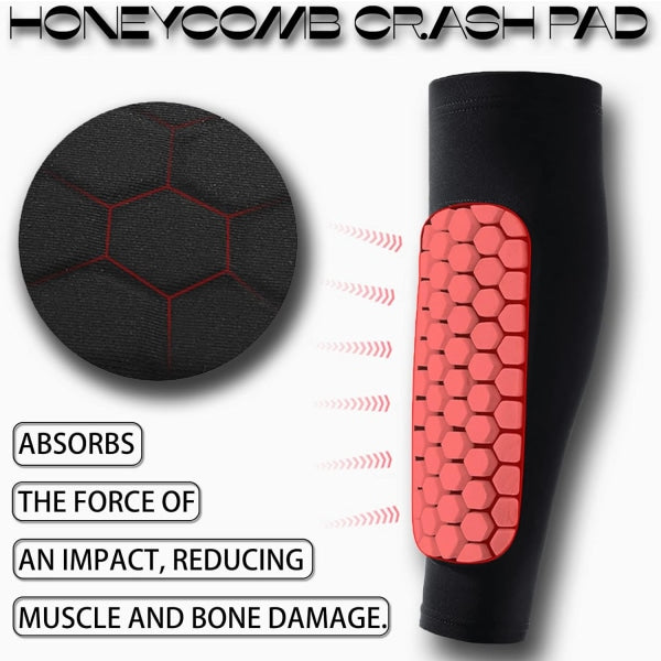 Kids Football Shin Guards and Socks Set Size M
