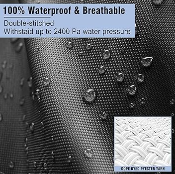 17-19ft Boat Cover Trailerable Marine Grade 600D Black