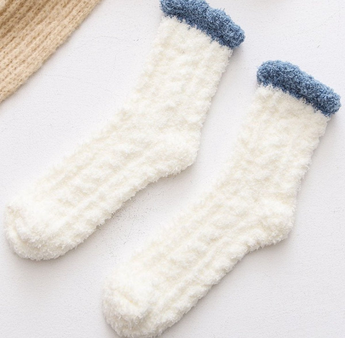 Slippers and socks - lounge socks - 7 pairs - Women's lounge socks - Soft and comfortable women's lounge socks - Comfortable, warm, thick and soft