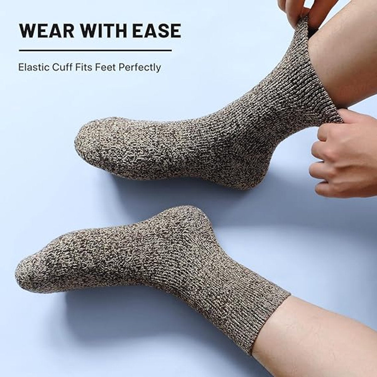 Socks - (Pack of 5) - Lounge Socks - Lounge Socks for Men - Warm Winter Socks for Men - Warm and Breathable - Men's Socks - Christmas Gift - Birthday Gift