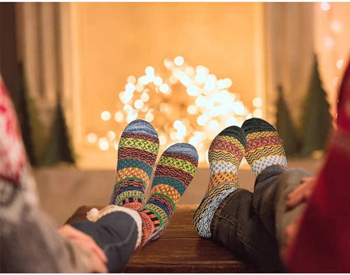 Socks - (5-pack) - Lounge Socks - Men's Lounge Socks - Warm Winter Socks for Men - Warm Socks - Men's Socks - Christmas Gift - Birthday Gift